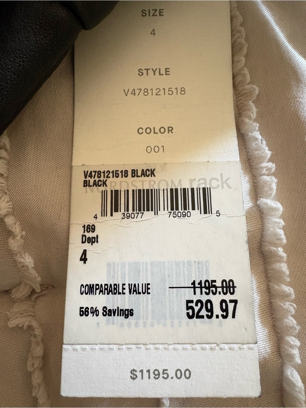 Vince 100% Lamb Leather Ankle Trousers NWT Size 4/26 $1,195 - Picture 3 of 7